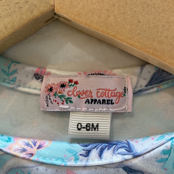 NWOT clover cottage one piece flare super soft - Picture 5 of 5